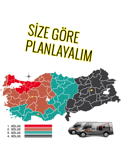 Konteyner tamir ve bakımı planlama ve hizmet bölgelerimiz