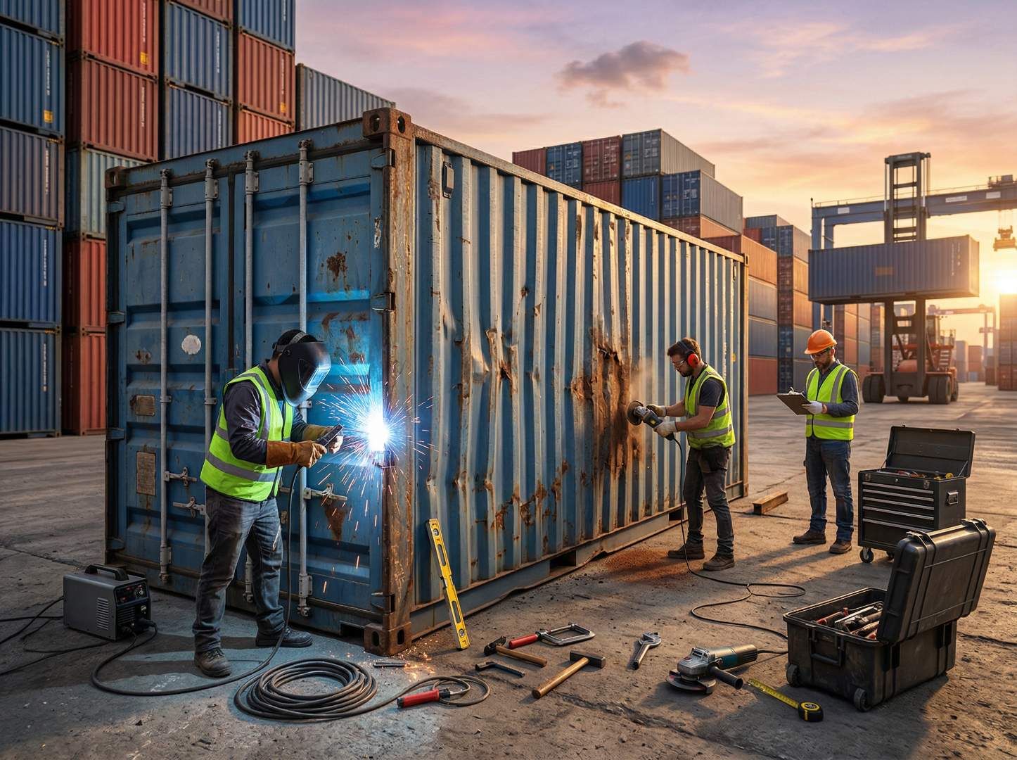 ISO Yük Konteyneri Tamiri